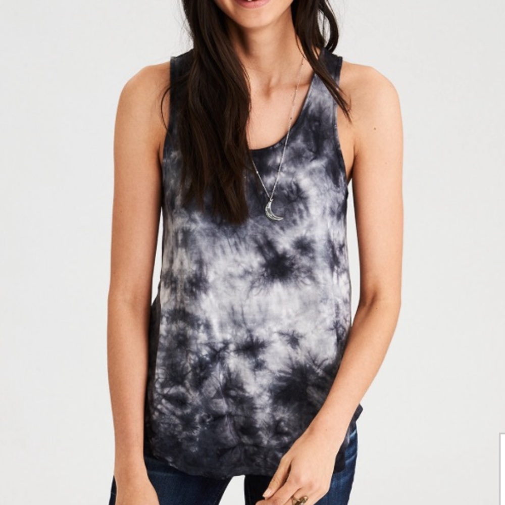 AEO tie dye tank top